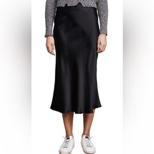 Anine Bing Black Midi Skirt